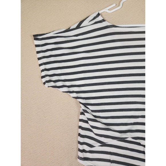 Volcom Shirt Womens XS Small Relaxed Striped Flowy Round Neck Short Sleeve - Picture 11 of 12